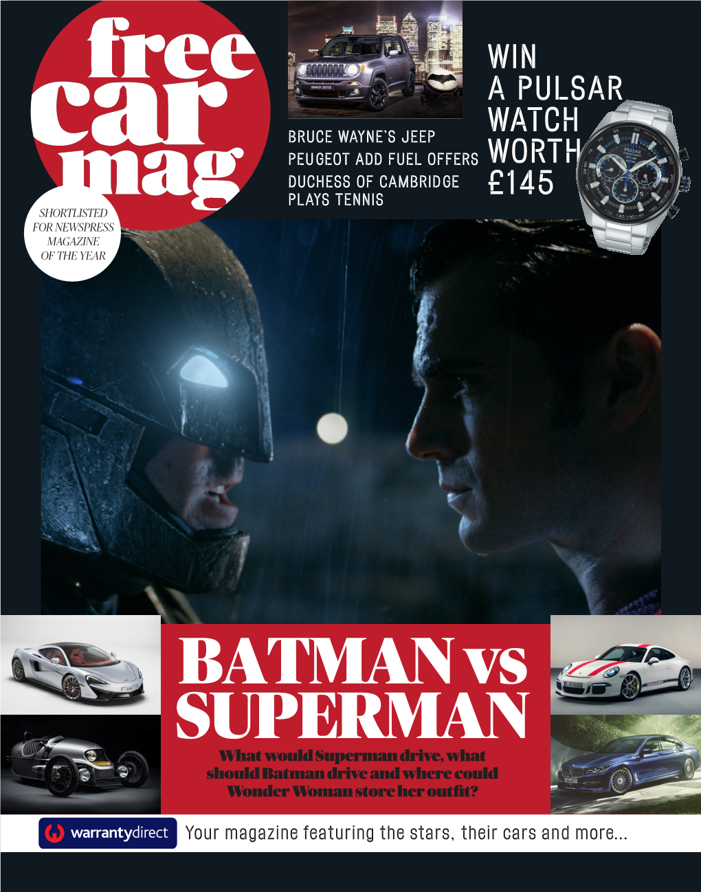 BATMAN Vs SUPERMAN What Would Superman Drive, What Should Batman Drive and Where Could Wonder Woman Store Her Outfit?