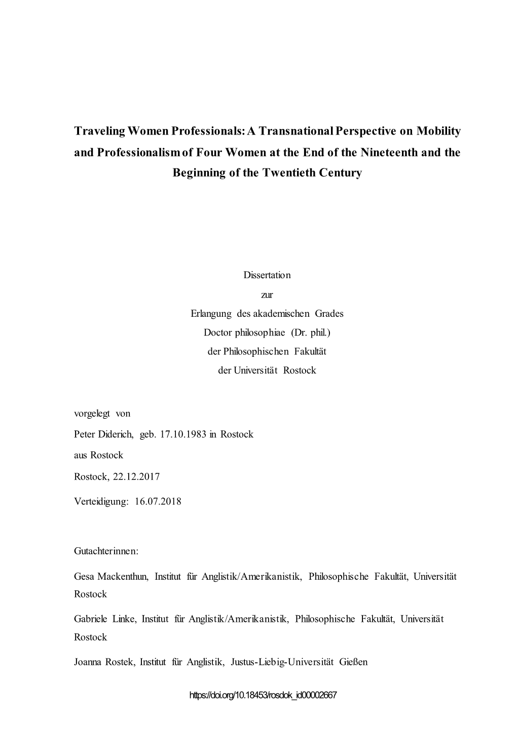 Traveling Women Professionals