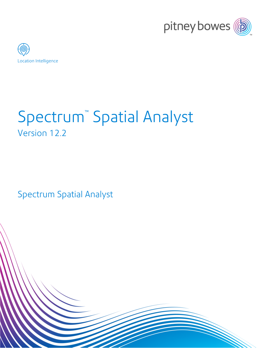 Spectrum Spatial Analyst Table of Contents