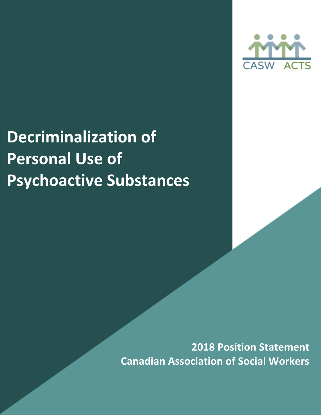 Decriminalization of Personal Use of Psychoactive Substances