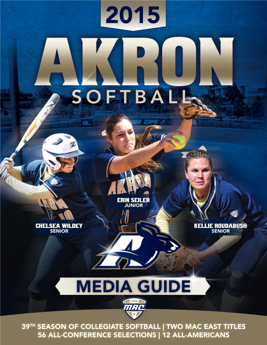 39Th Season of Collegiate Softball | Two Mac East Titles 56 All-Conference Selections | 12 All-Americans Akron Zips Table of Contents