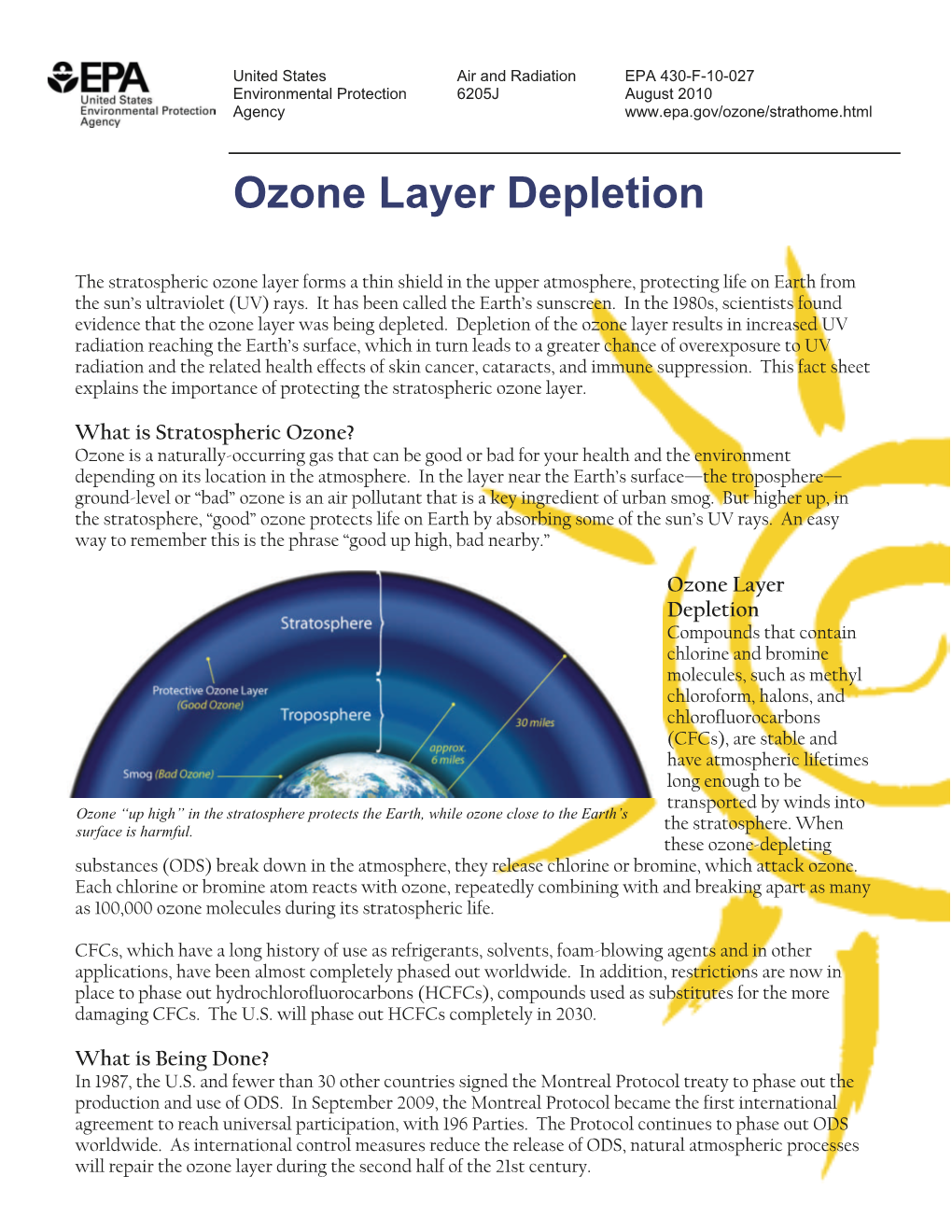 Ozone Layer Depletion (PDF)