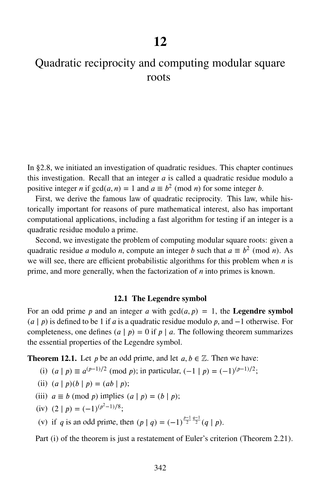 Quadratic Reciprocity and Computing Modular Square Roots.Pdf