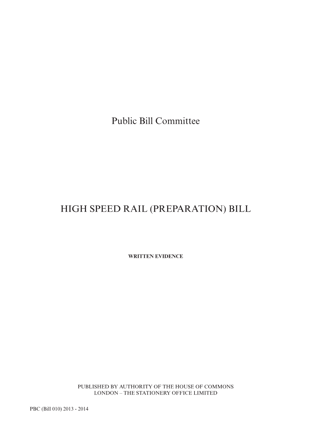 31645 Highspeed Rail Bill.Indd