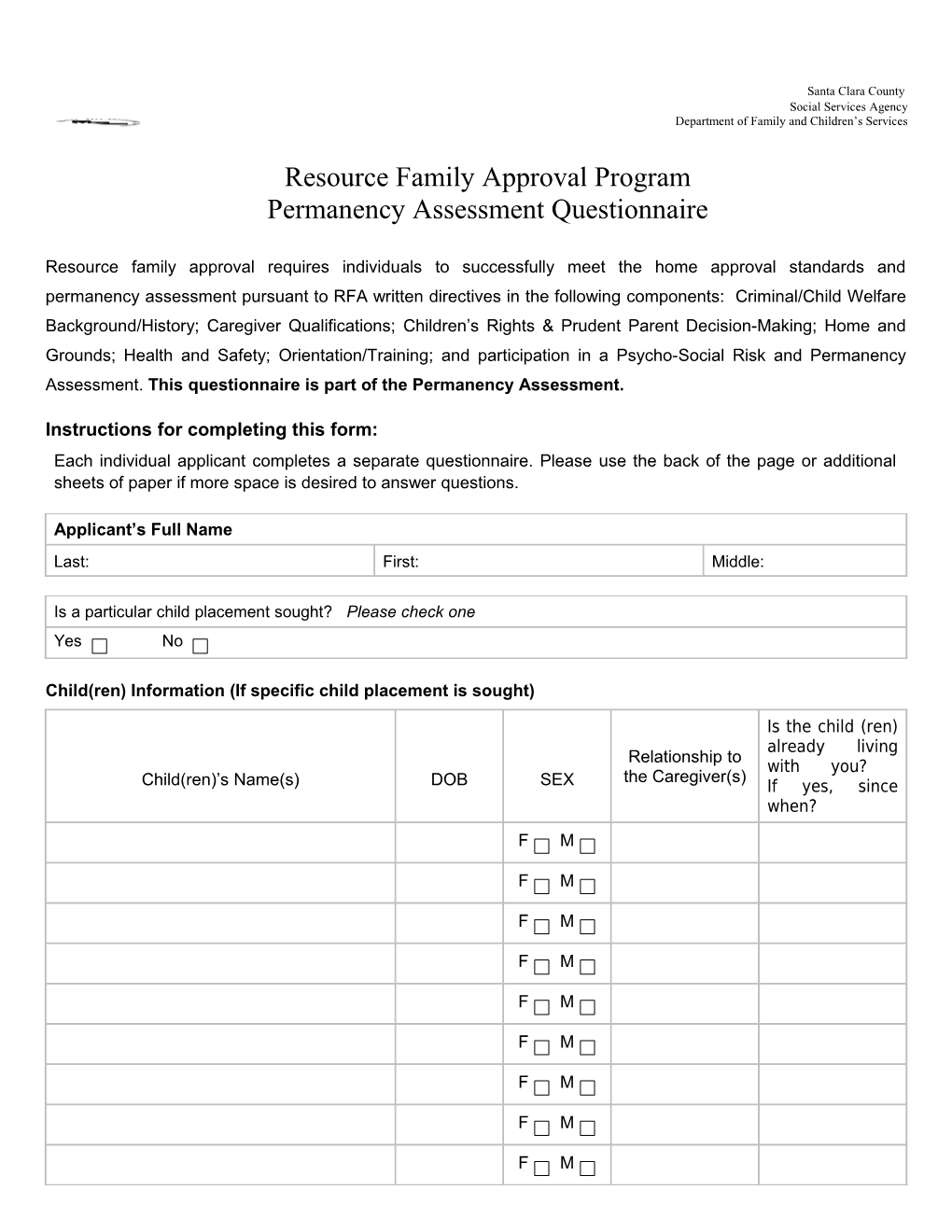 Comprehensive Assessment for Non-Emergency s1