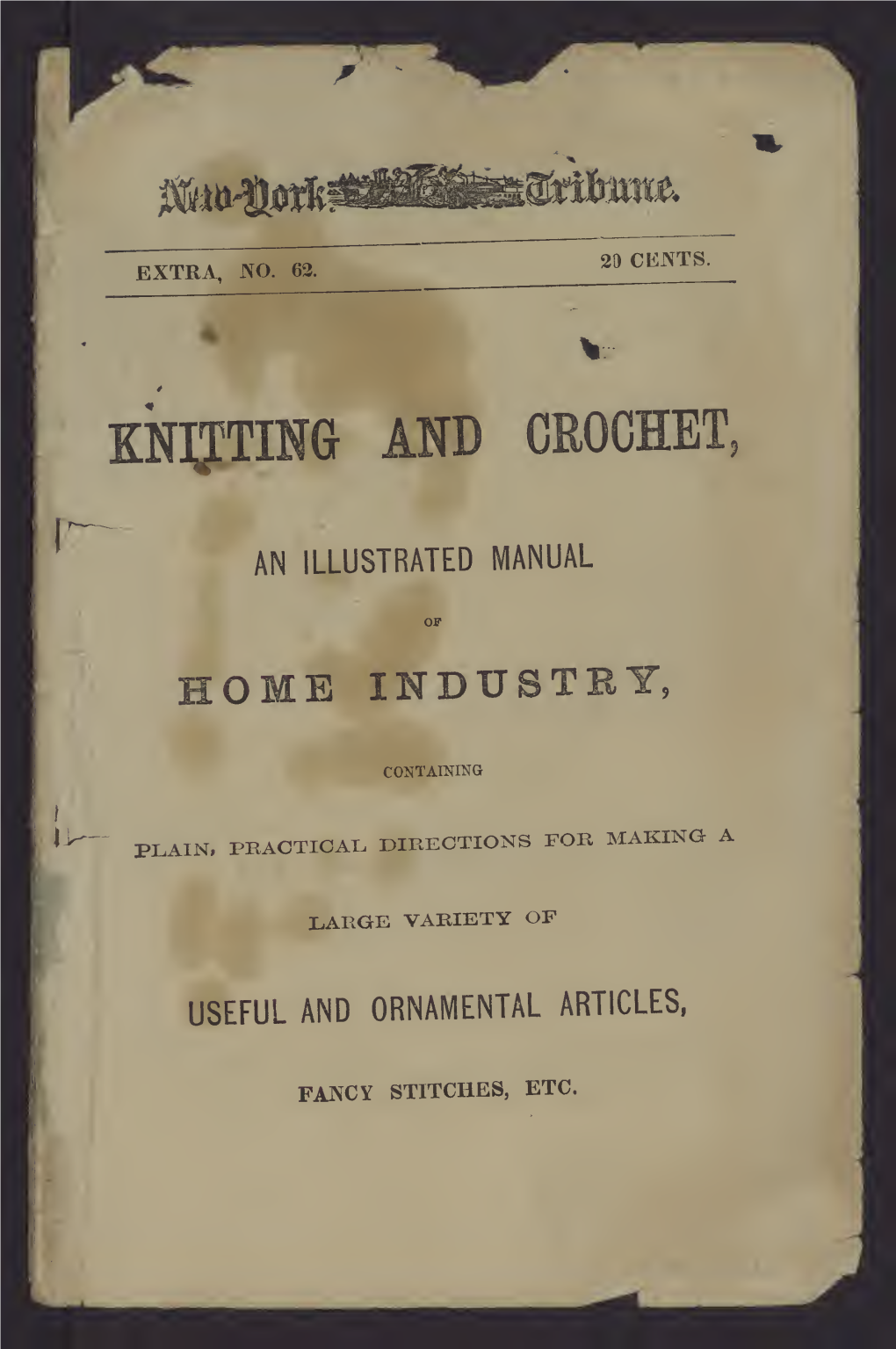 Knitting and Crochet an Illustrated Manual of Home Industry