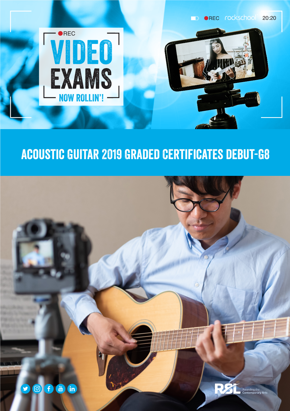 Acoustic Guitar 2019 Graded Certificates Debut-G8 Acoustic Guitar 2019 Graded Certificates Debut-G8