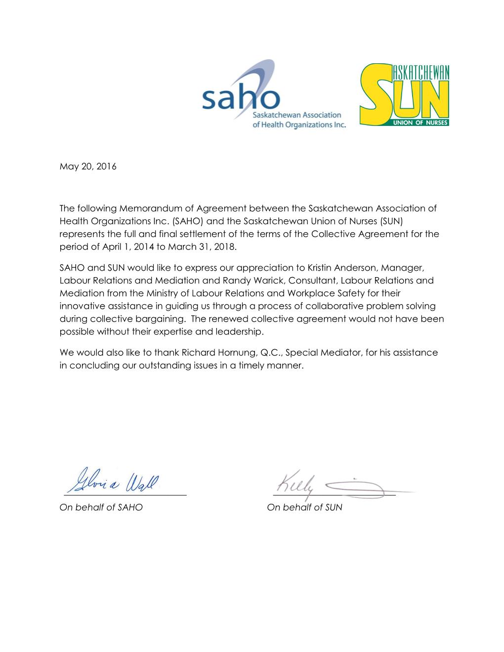 SUN Collective Agreement.Pdf