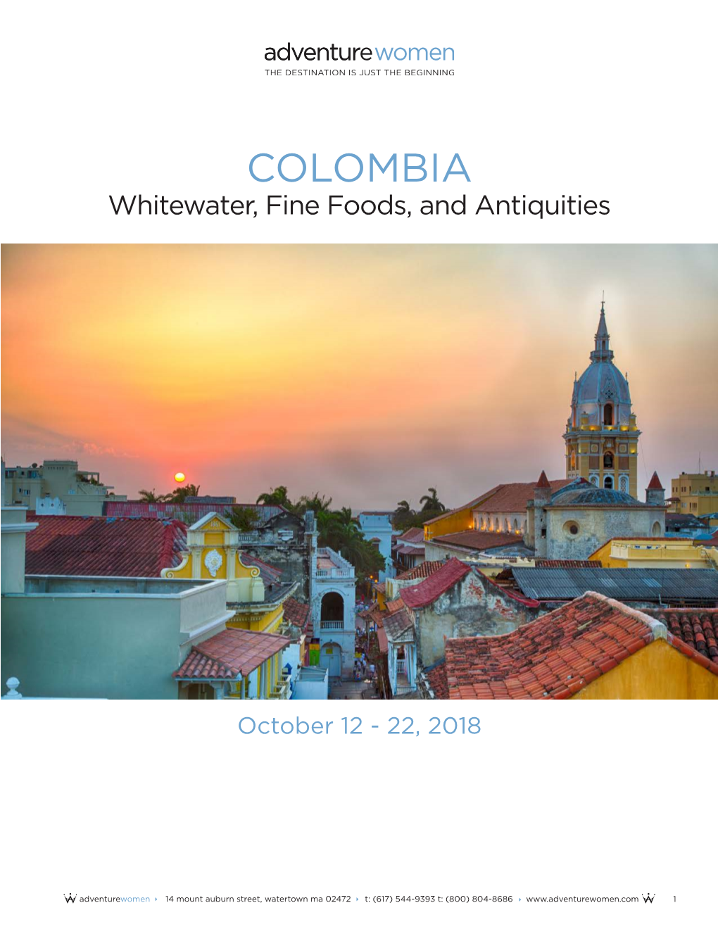 Colombia Adventure Tour for Women