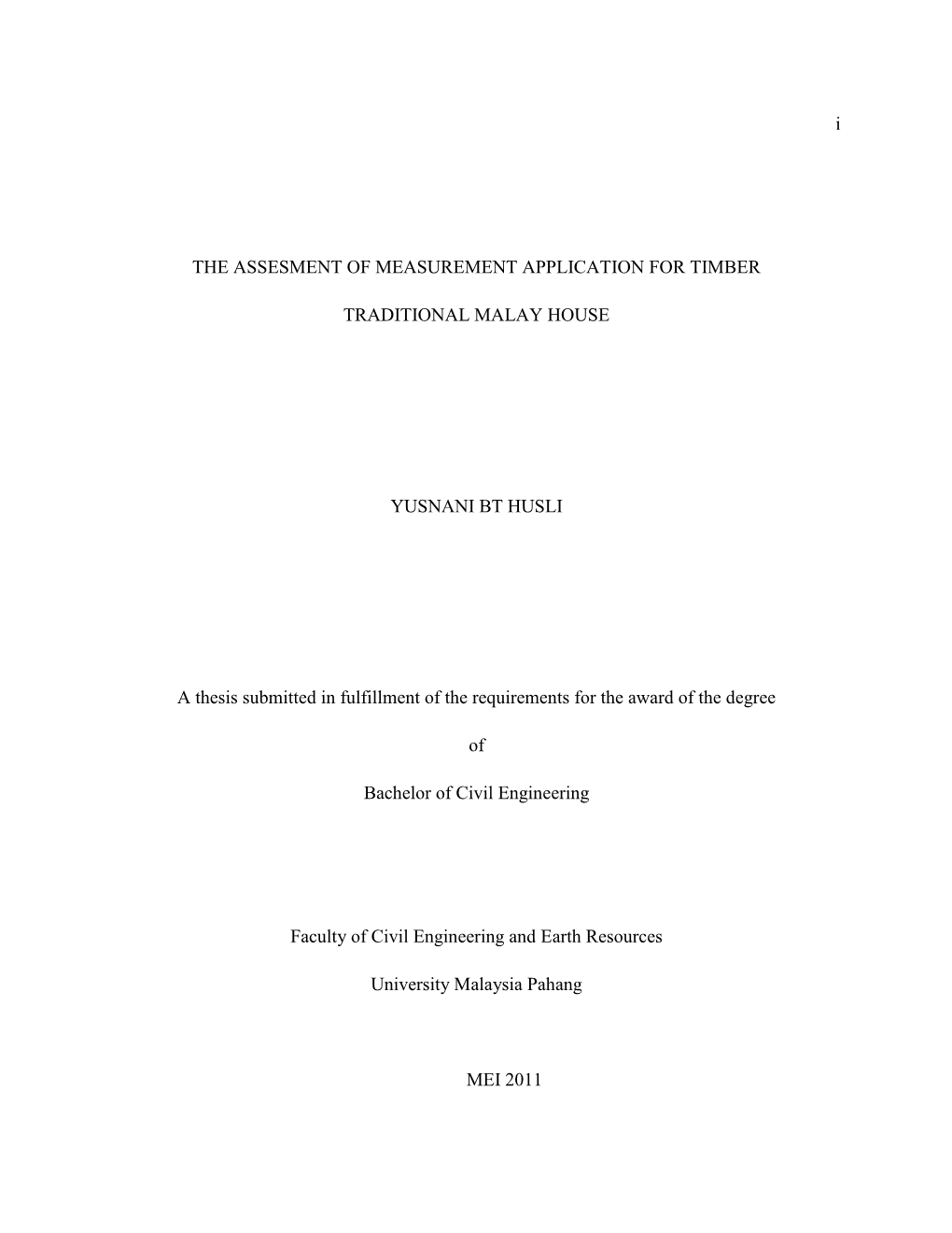 The Assesment of Measurement Application for Timber