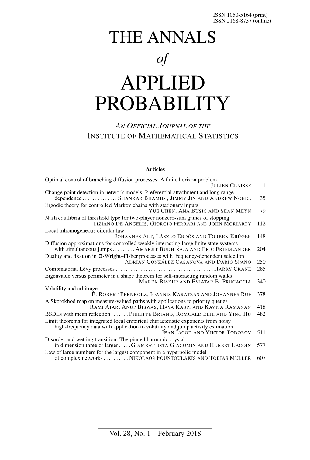 Applied Probability