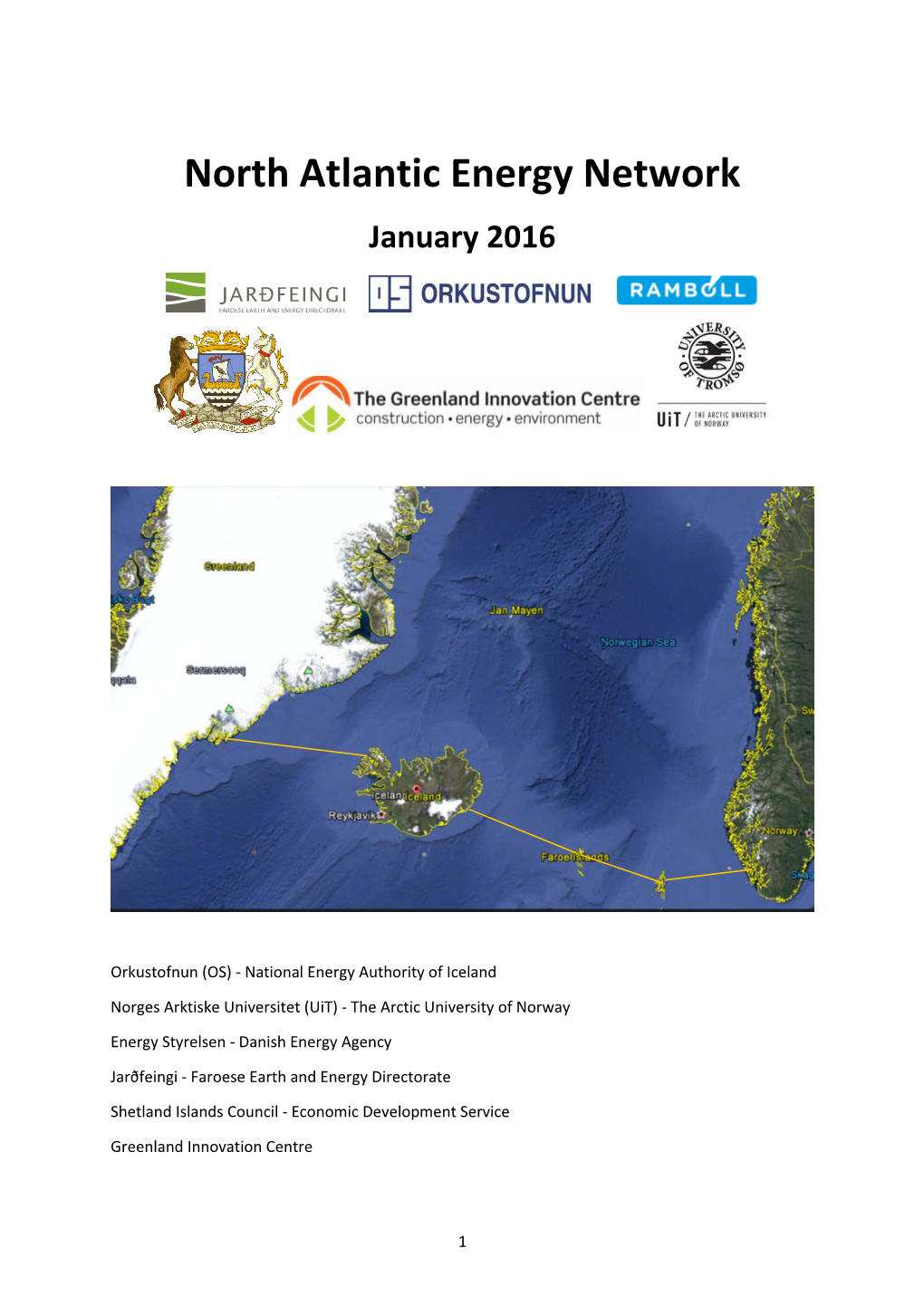 North Atlantic Energy Network January 2016