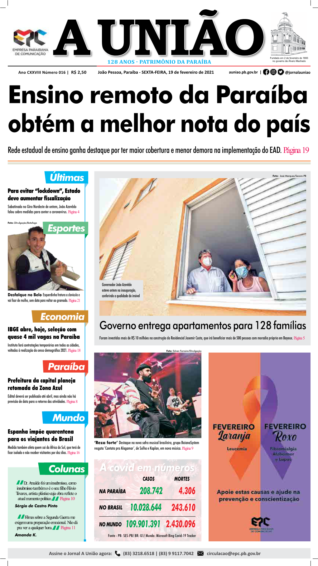 Governo Entrega Apartamentos Para 128 Famílias