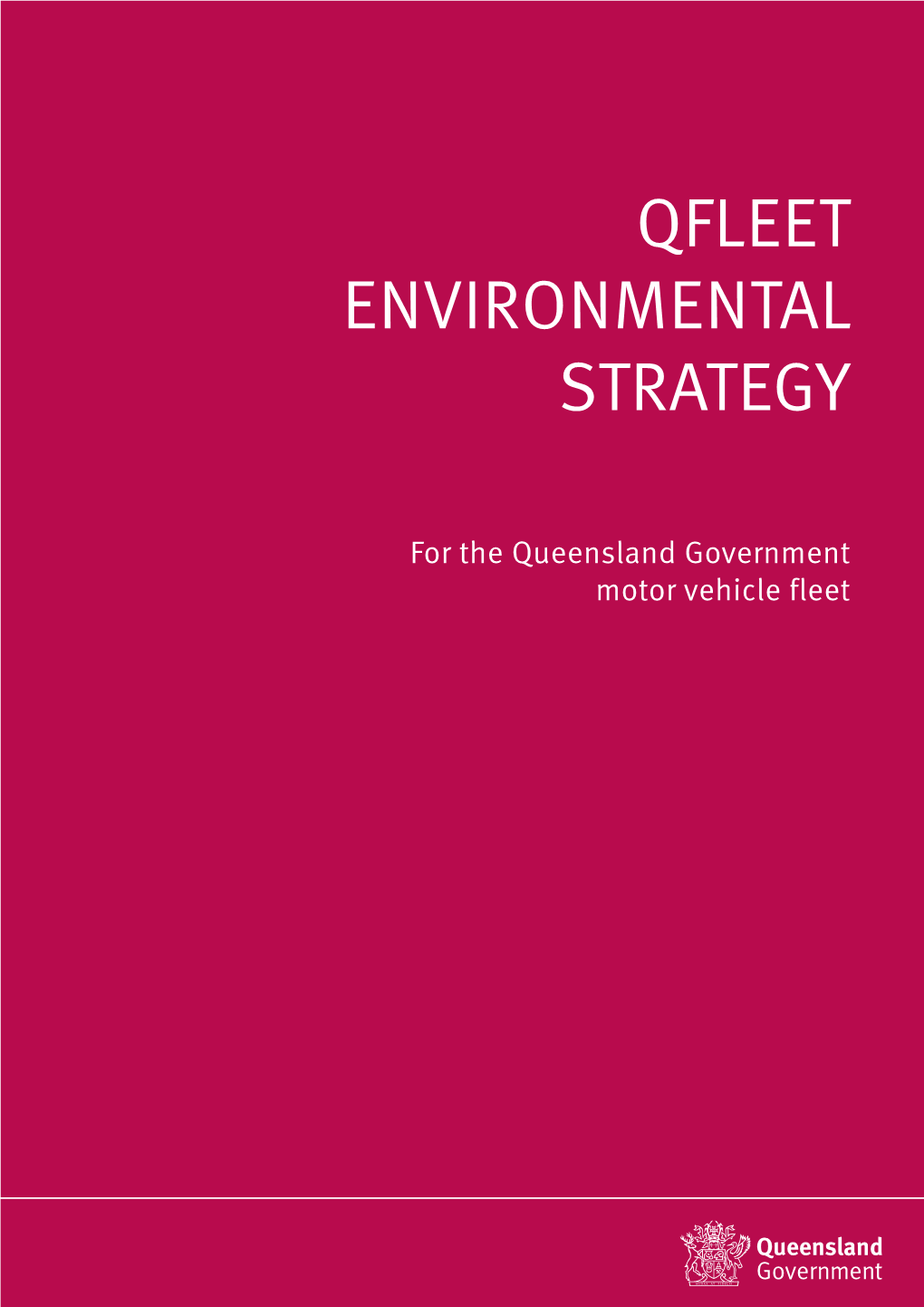 Qfleet Environmental Strategy