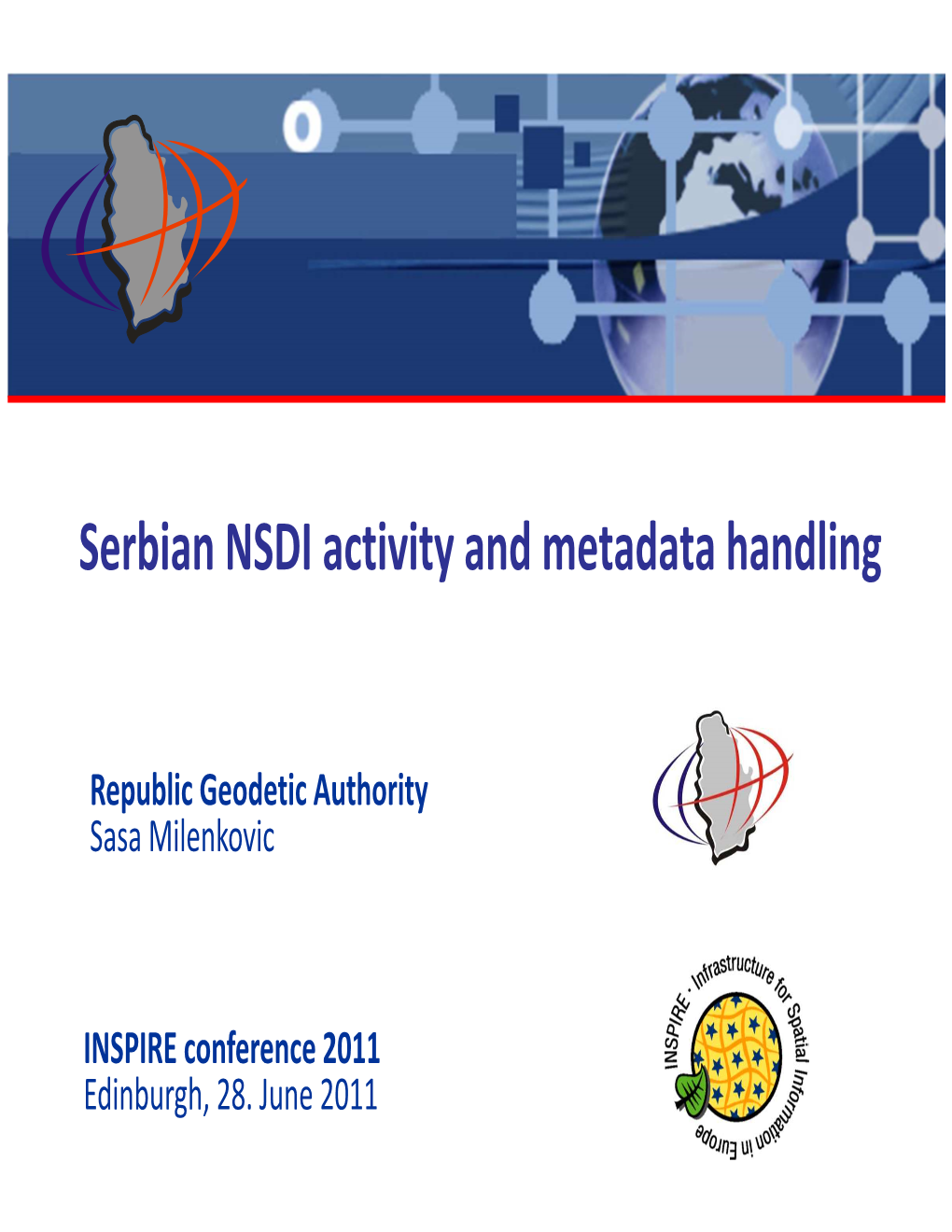 Serbian NSDI Activity and Metadata Handling