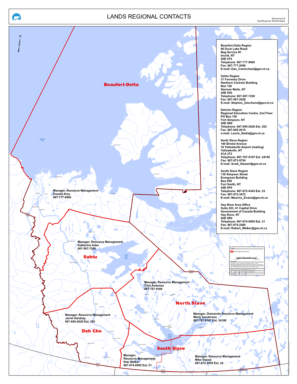 Lands Regional Contacts