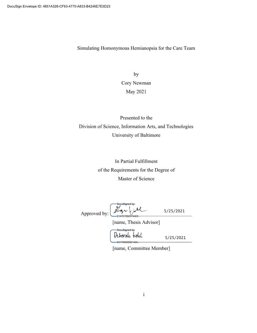 Cory Newman Thesis 5-2021 Signed.Pdf (1.303Mb)