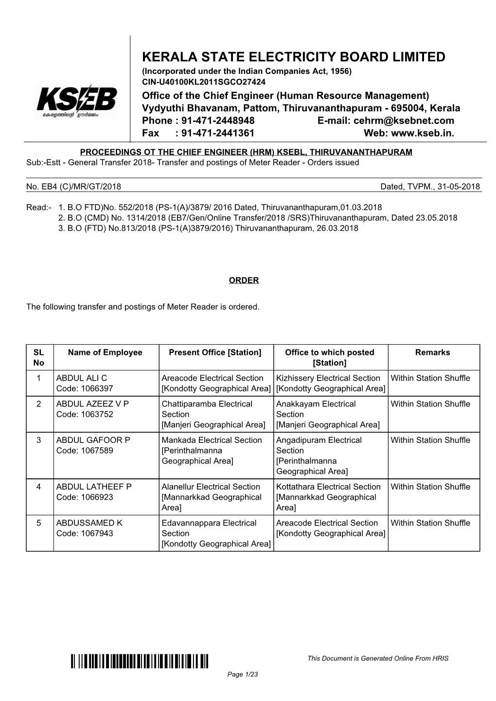 Document Edit Form