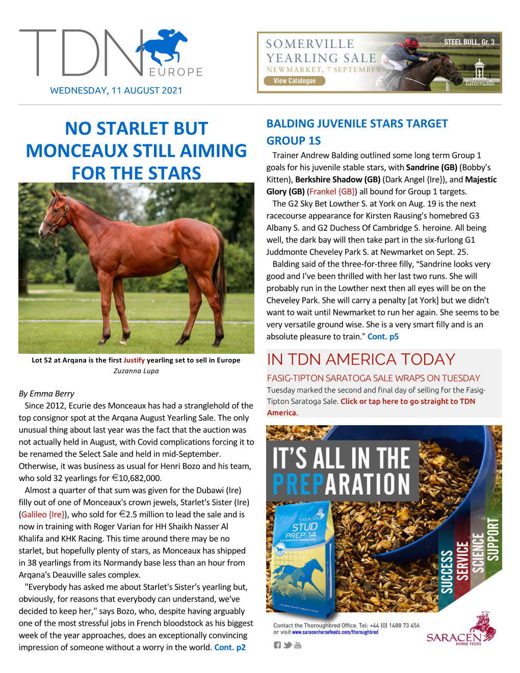 Tdn Europe • Page 2 of 11 • Thetdn.Com Wednesday • 11 August 2021