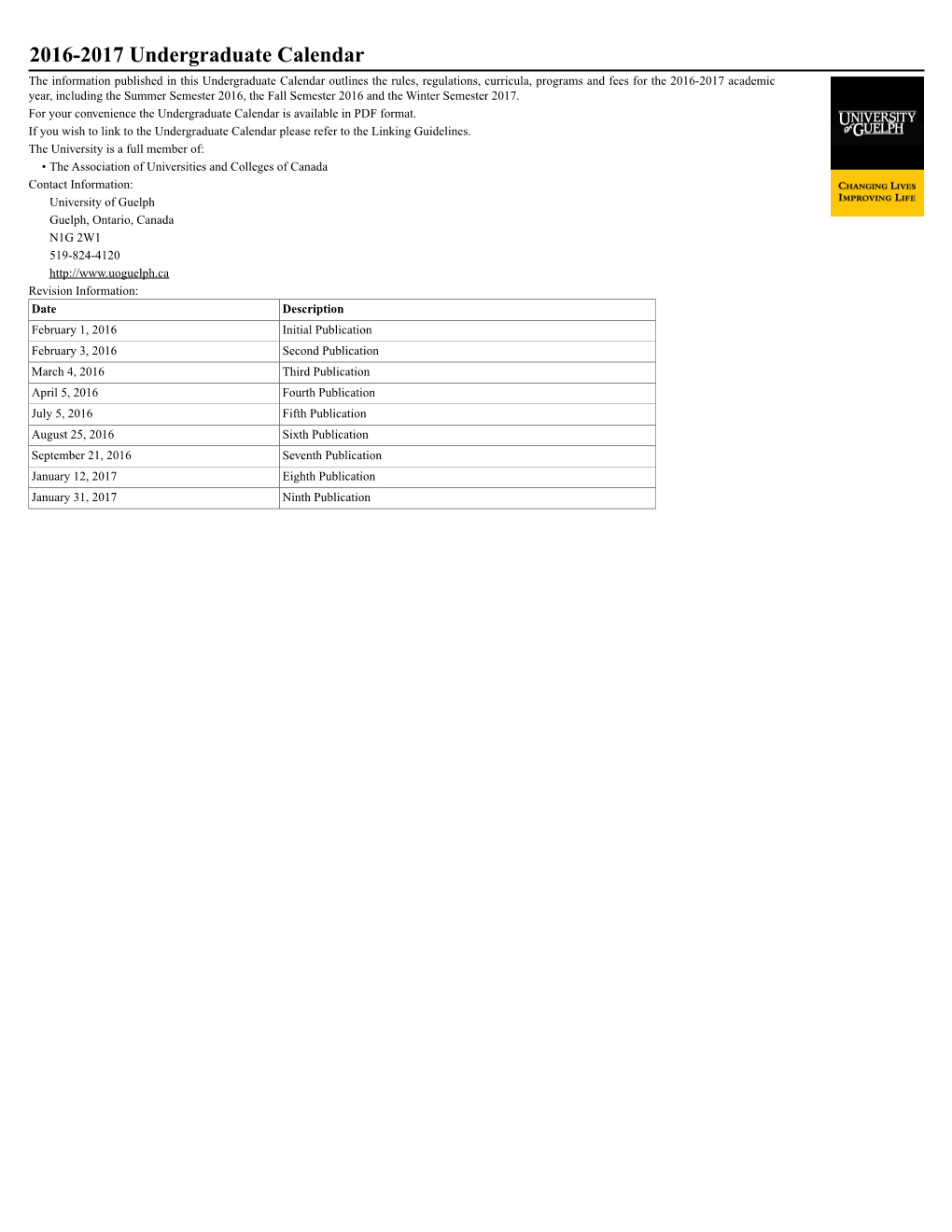 IV. Admission Information | 2016-2017