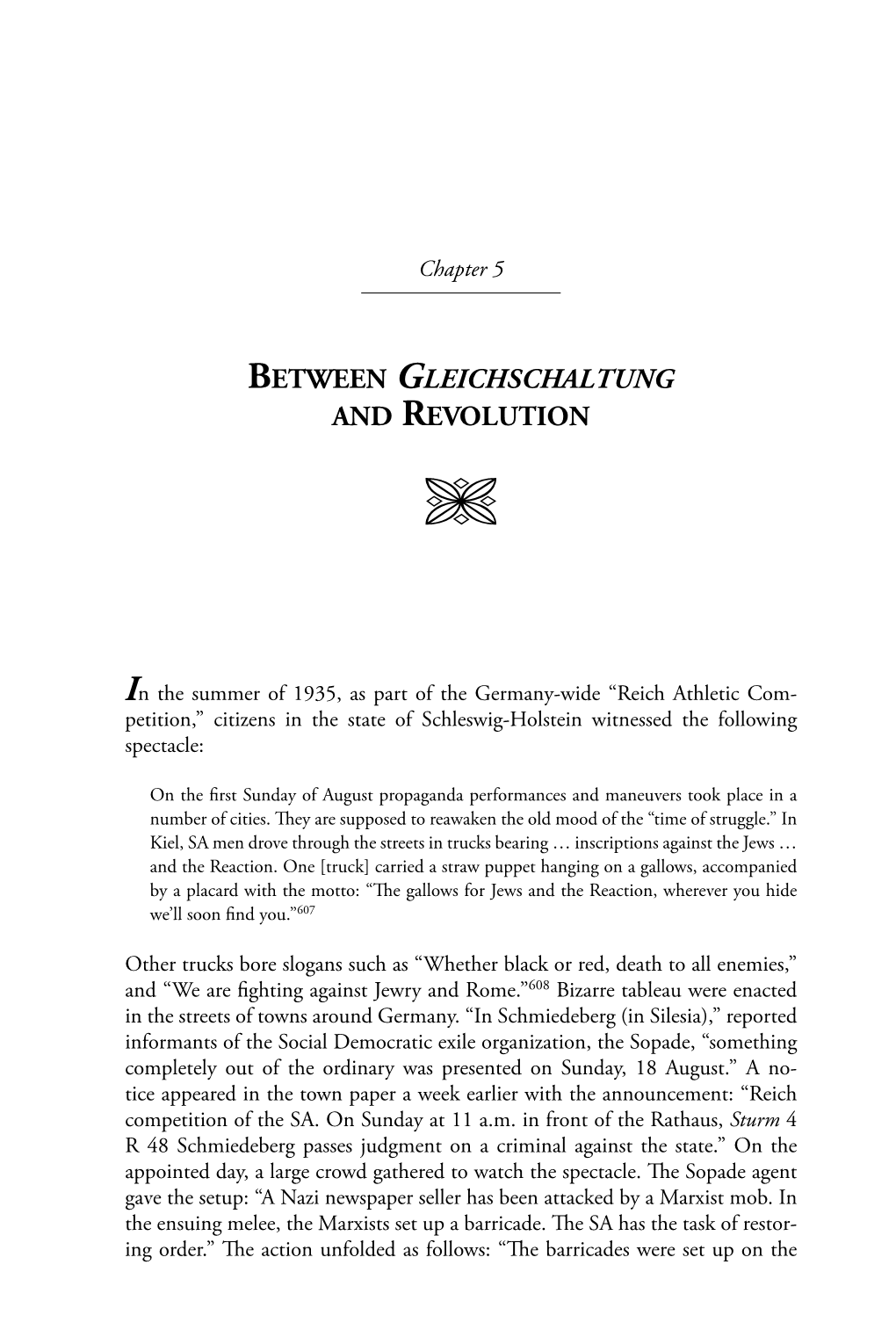 Chapter 5. Between Gleichschaltung and Revolution