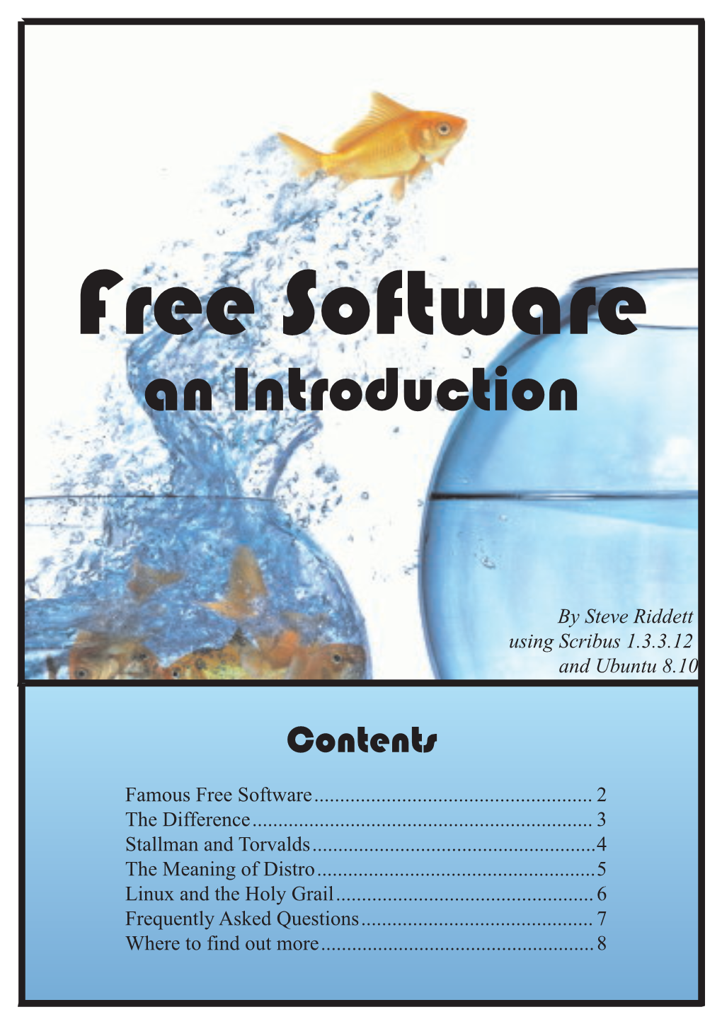 Free Software an Introduction