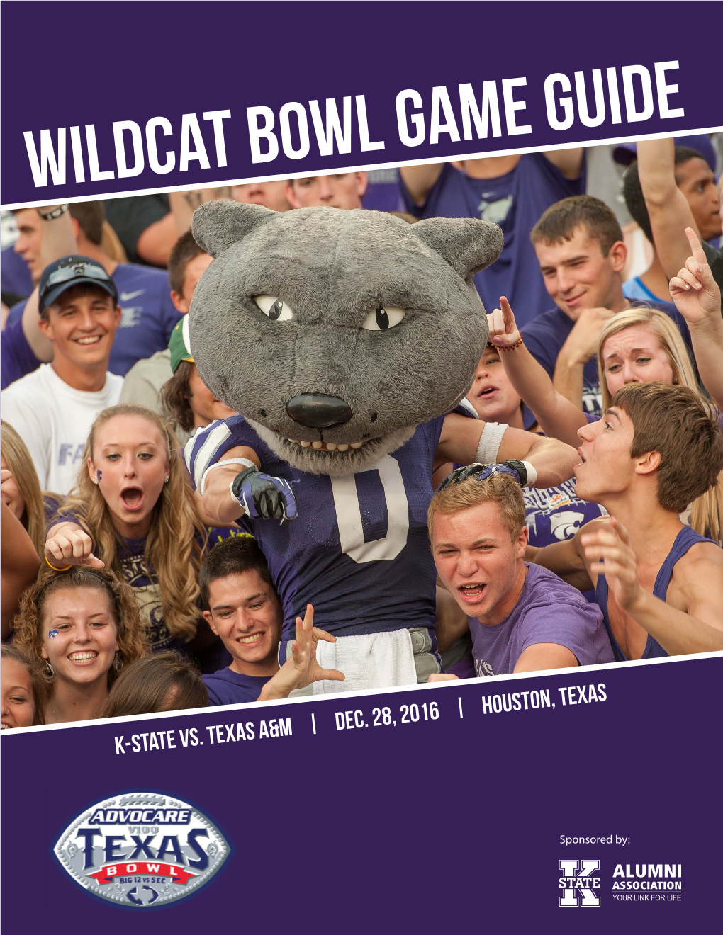 WILDCAT Bowl Game GUIDE ATM Machines for Your Convenience, ATM Machines Are Provided by Amegy Bank of Texas and Are Located Throughout NRG Stadium