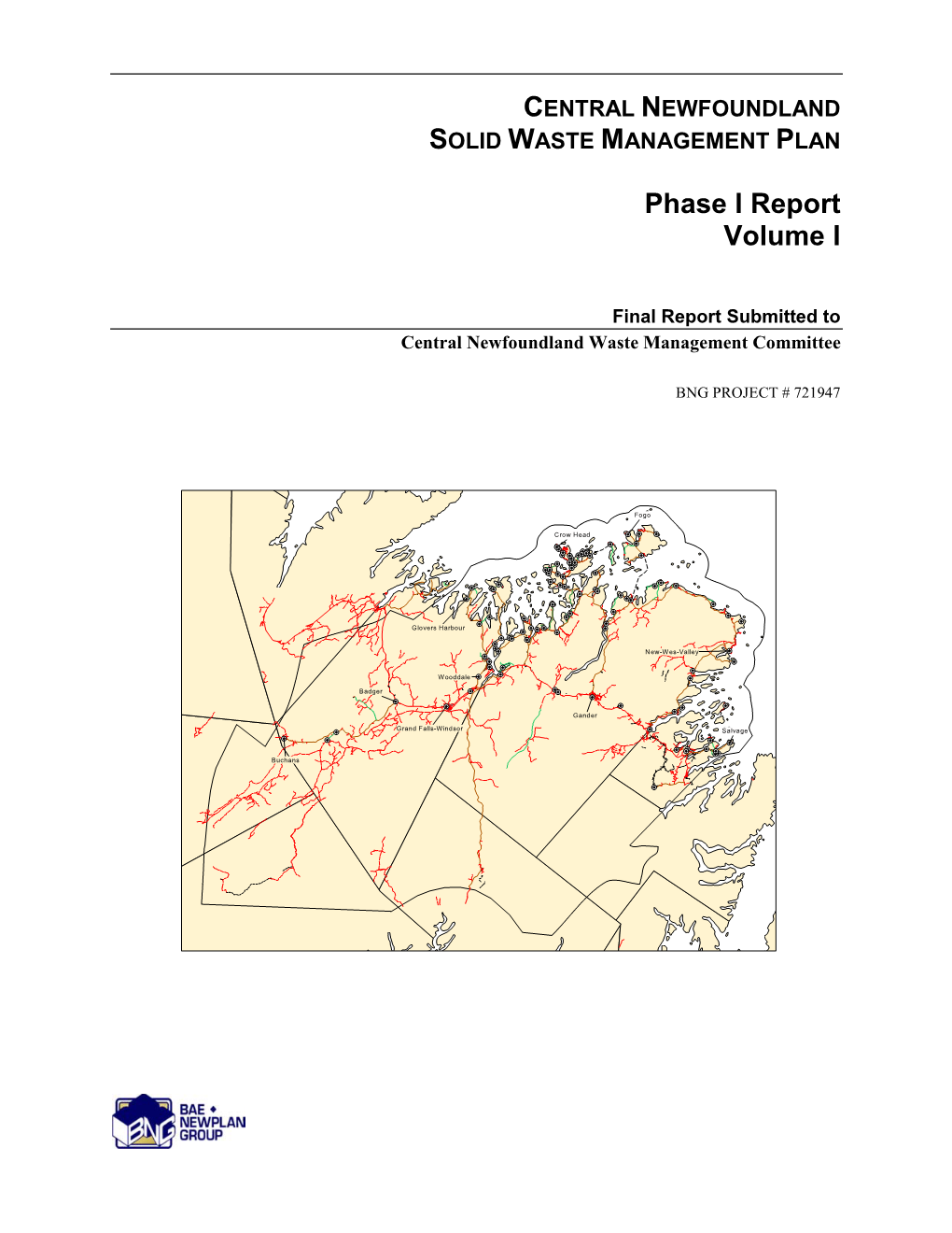 Central Newfoundland Solid Waste Management Plan