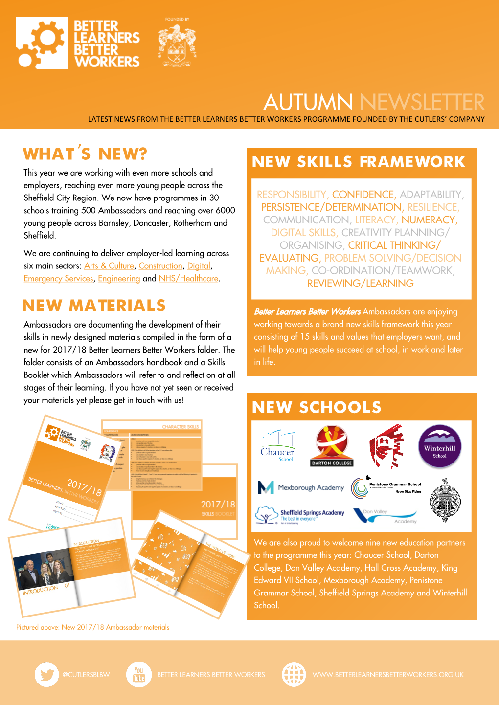 Better Learners Better Workers Autumn Newsletter Content
