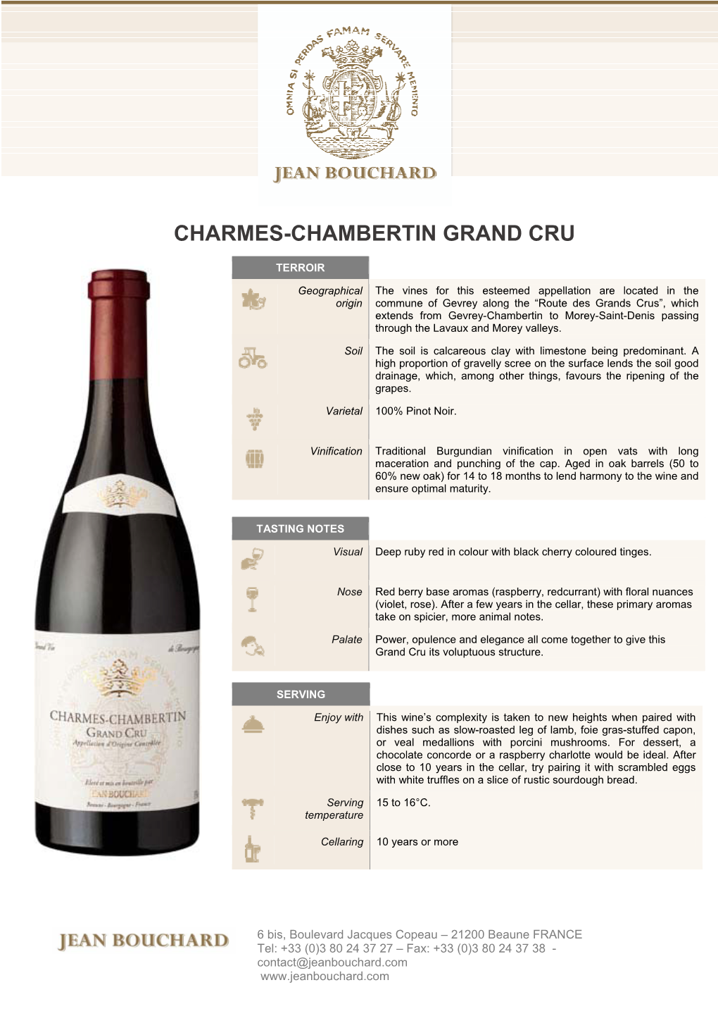 Charmes-Chambertin Grand Cru