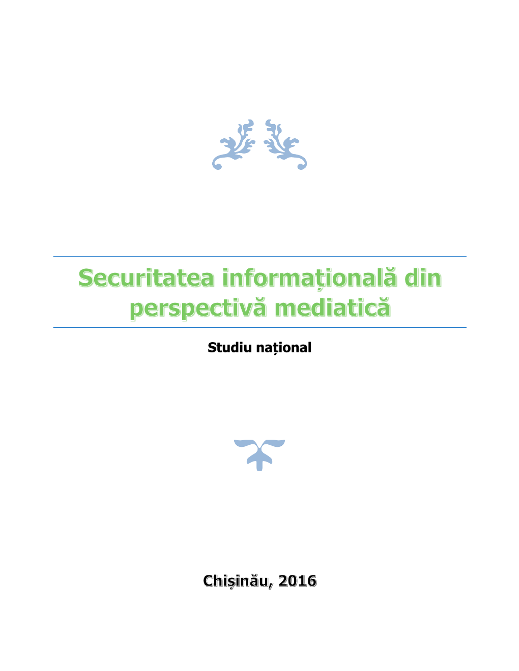 Securitatea Informațională Din Perspectivă Mediatică