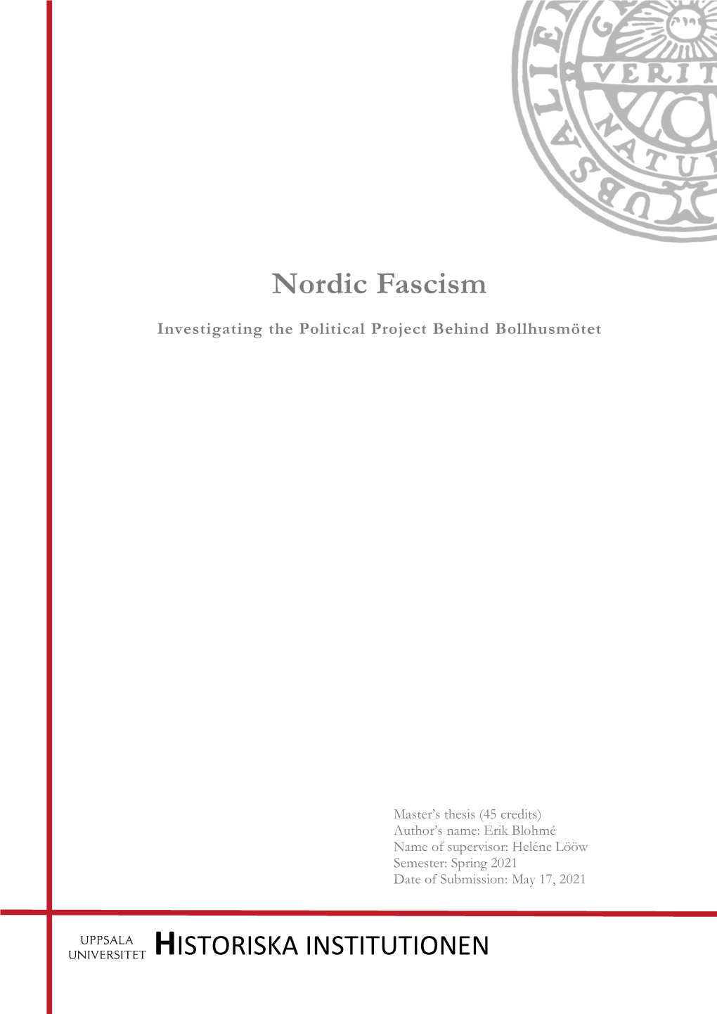 Nordic Fascism