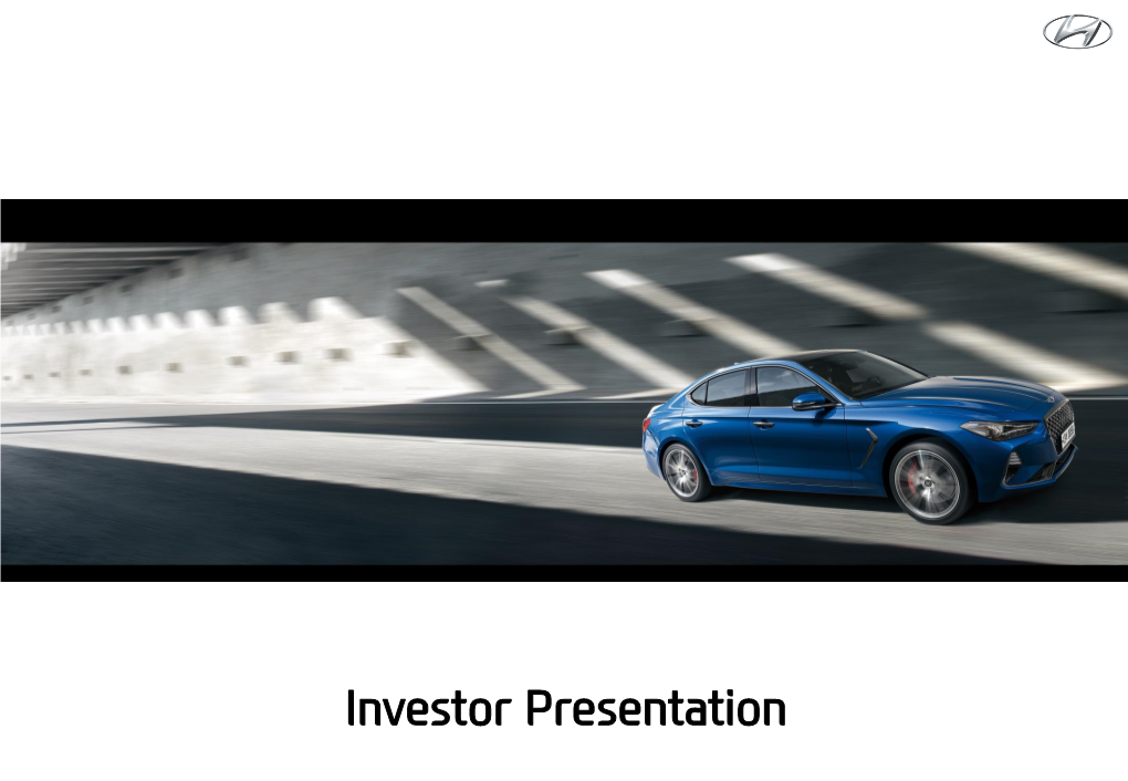 Investor Presentation June 2018 Cautionary Statement with Respect to Forward-Looking Statements