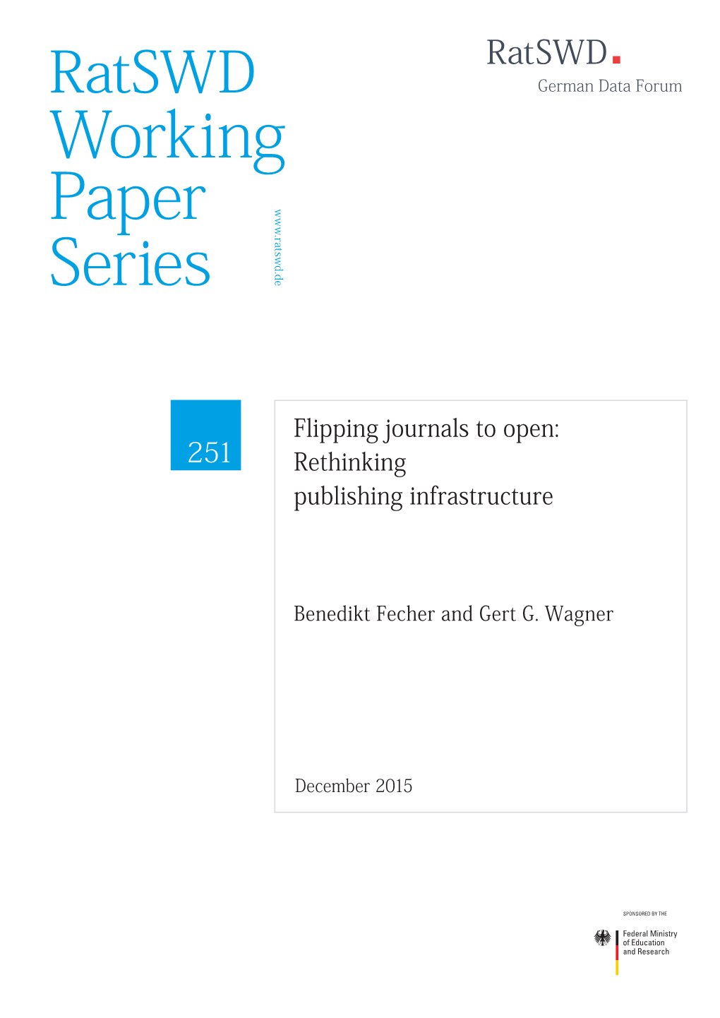 Rethinking Publishing Infrastructure