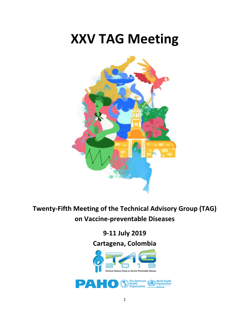 XXV TAG Meeting