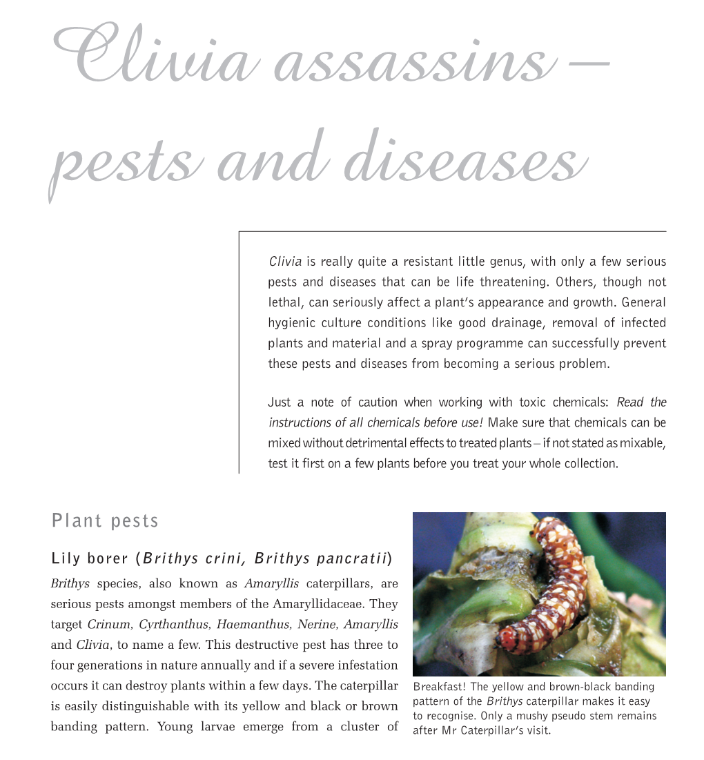 Pests and Diseases