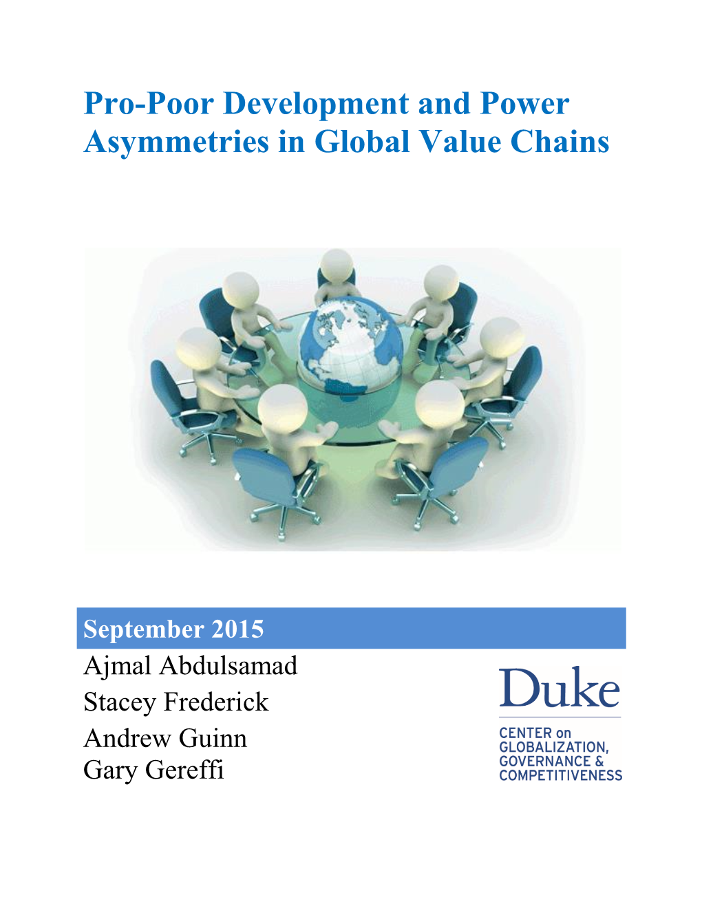 Pro-Poor Development and Power Asymmetries in Global Value