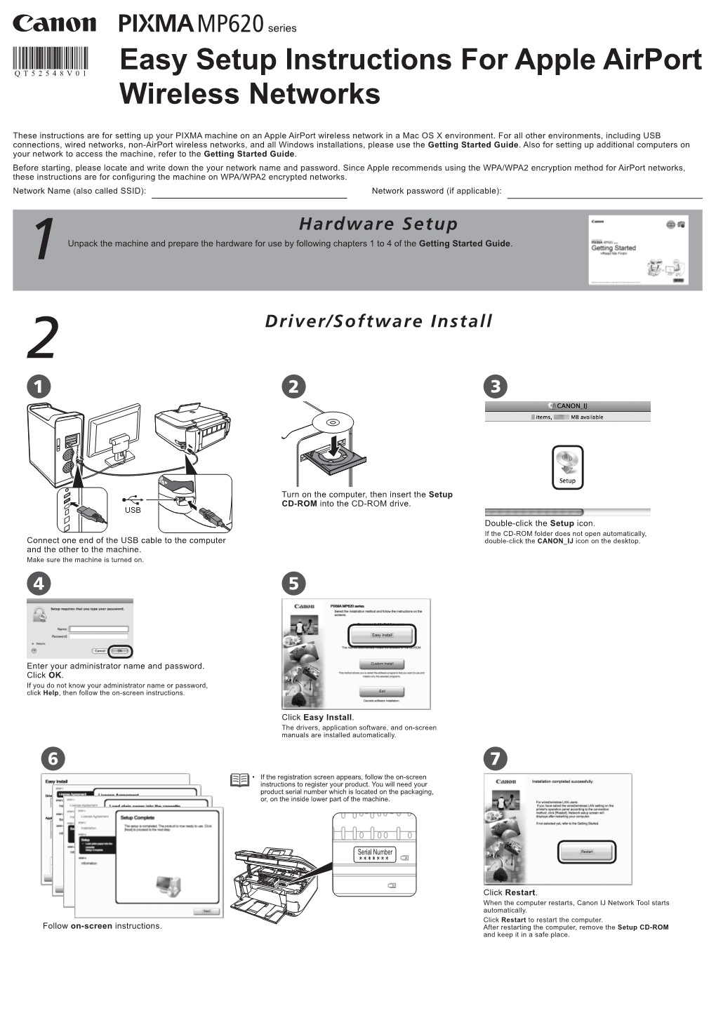 Easy Setup Instructions for Apple Airport Wireless Networks