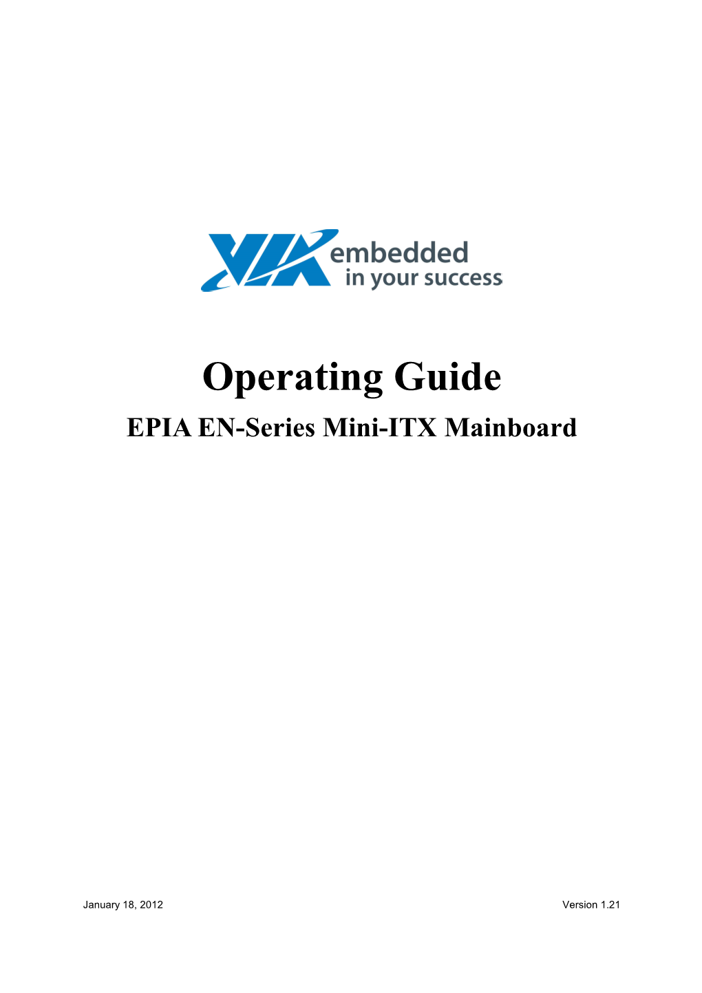 Operating Guide