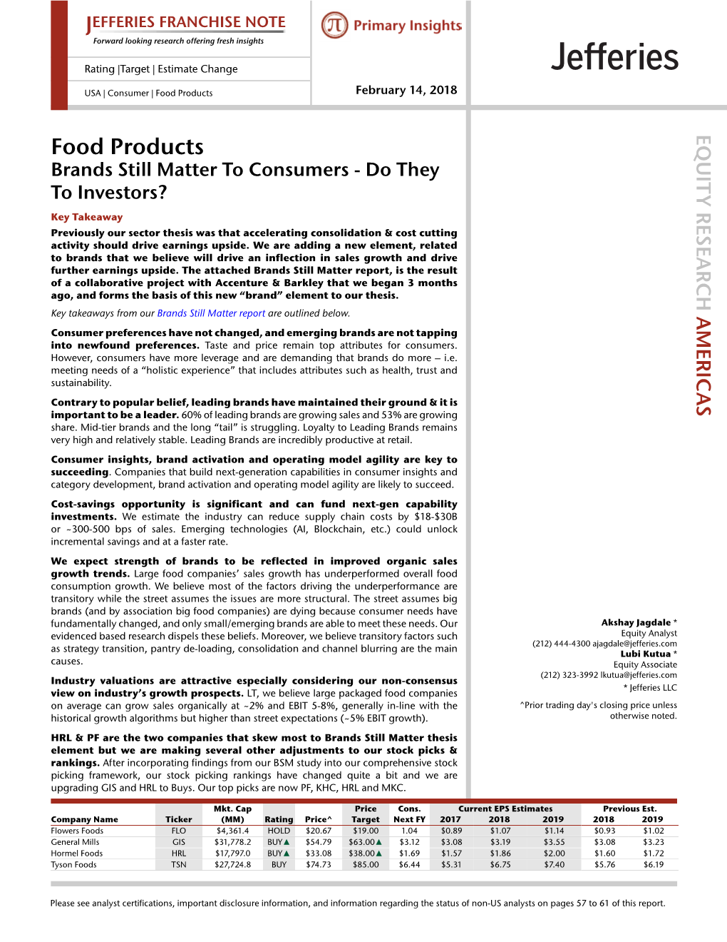 Food Products