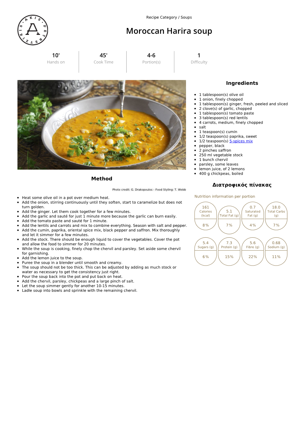 Moroccan Harira Soup