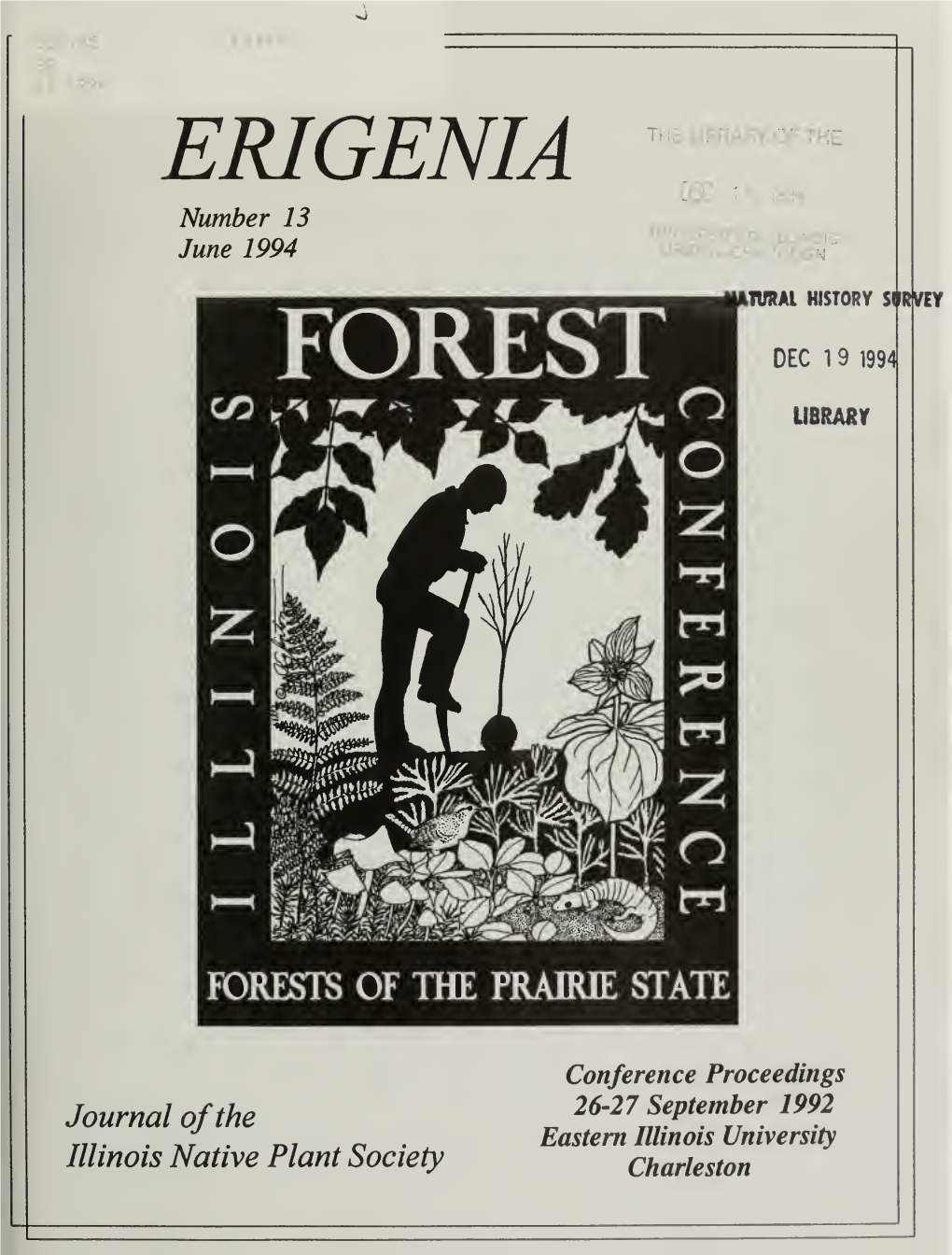 Erigenia : Journal of the Southern Illinois Native Plant Society