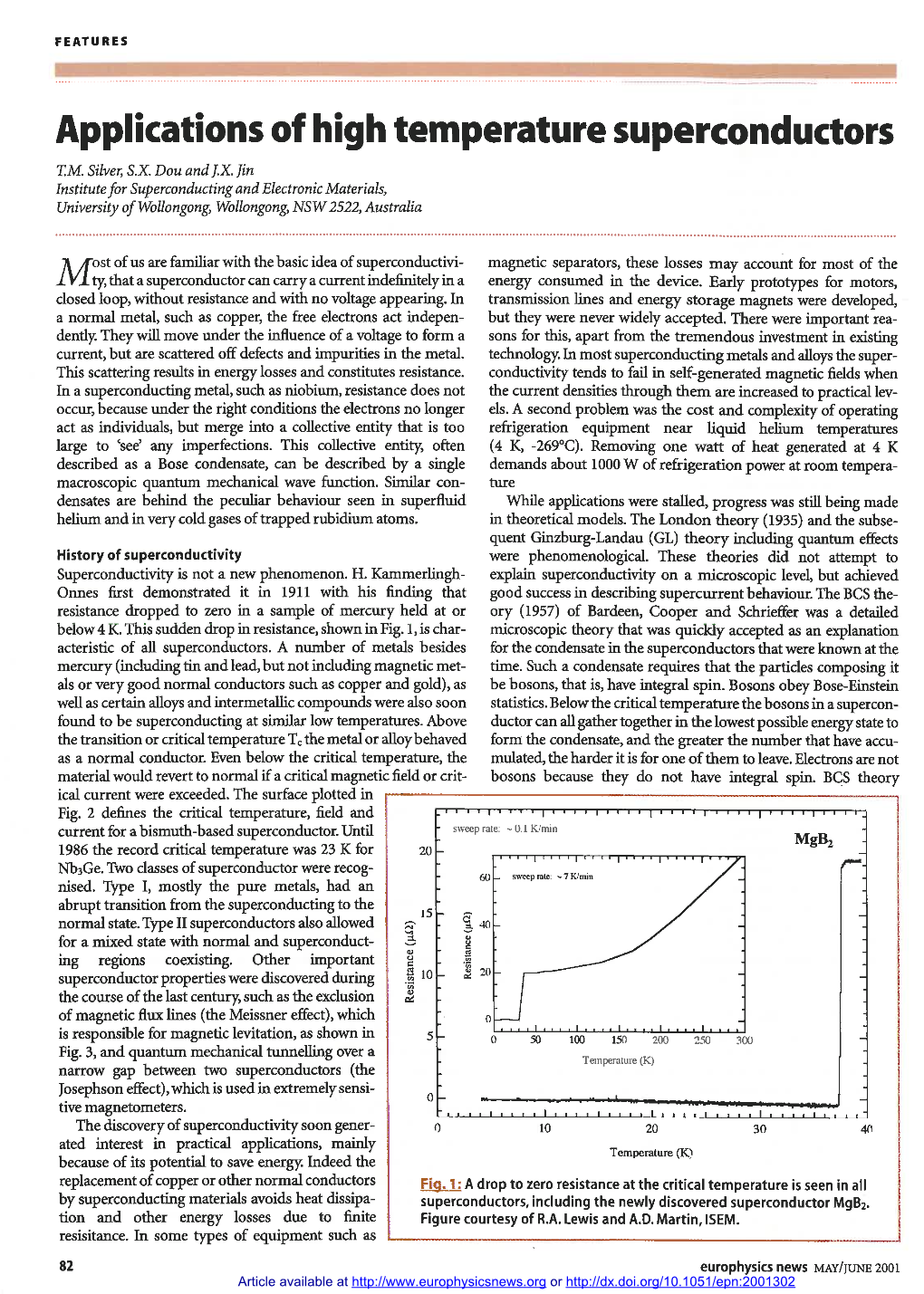 Applications of High Temperature Superconductors