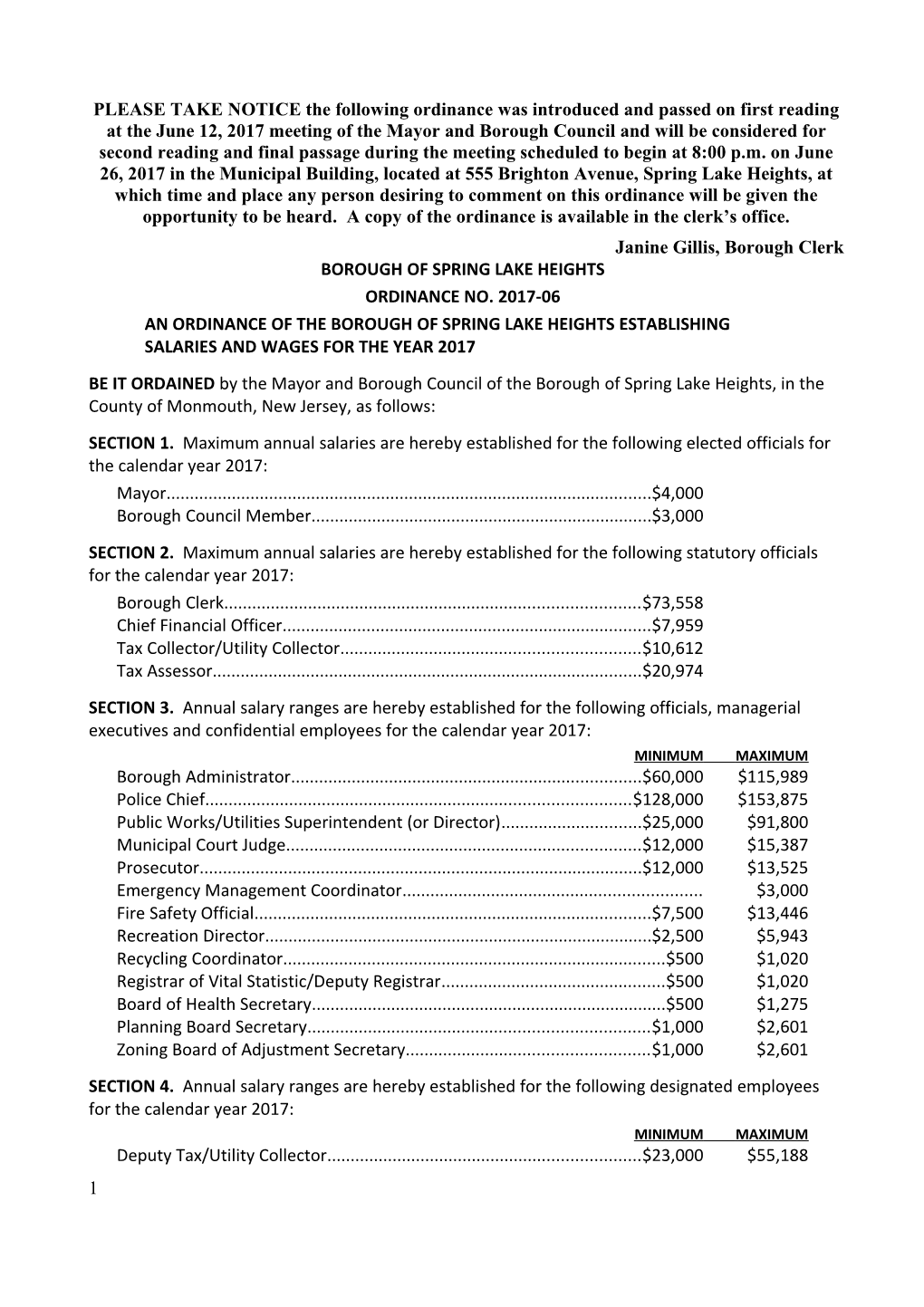 Borough of Spring Lake Heights