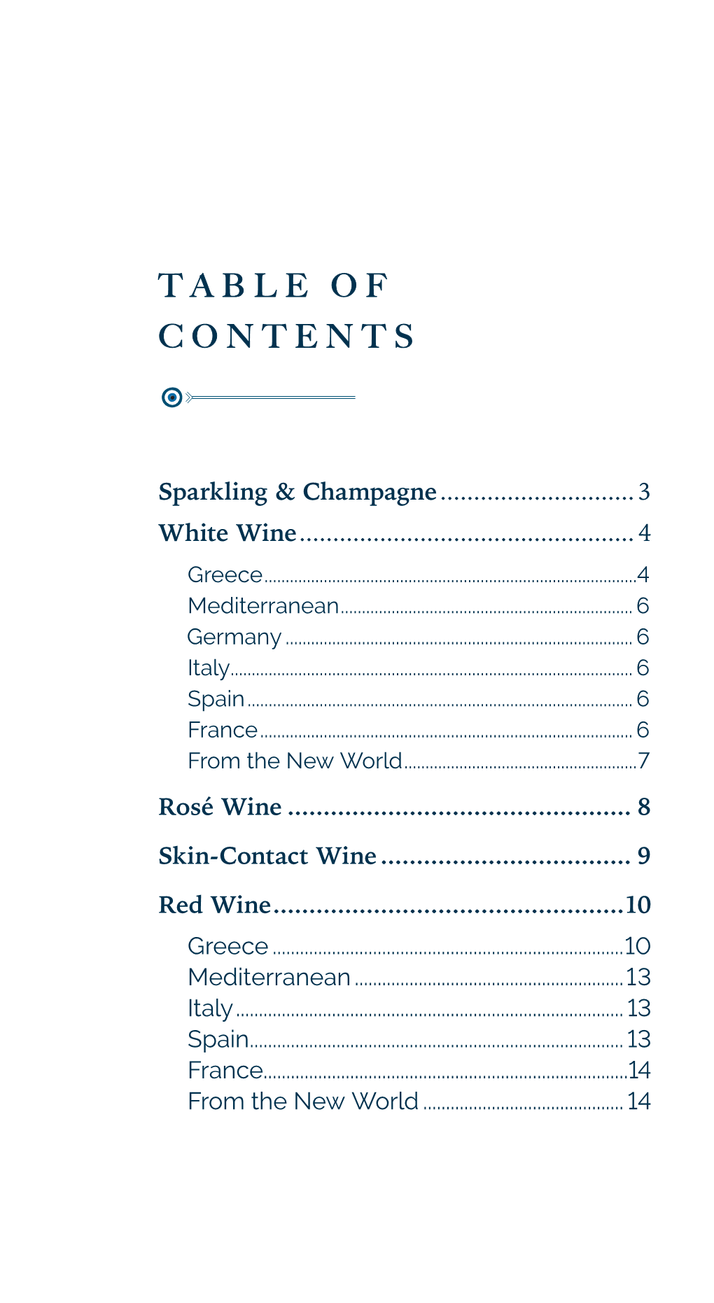 Table of Contents