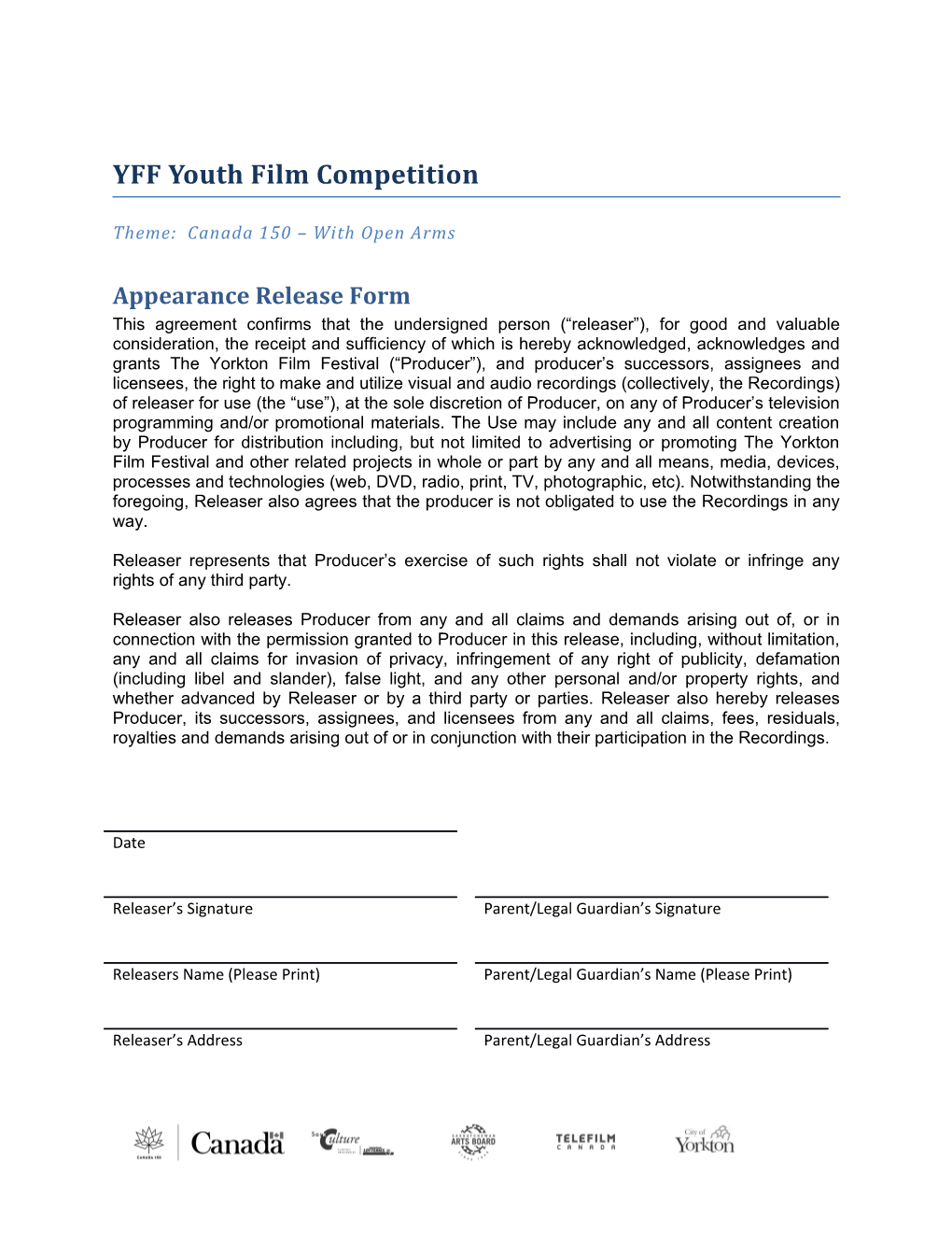 YFF Youth Film Competition