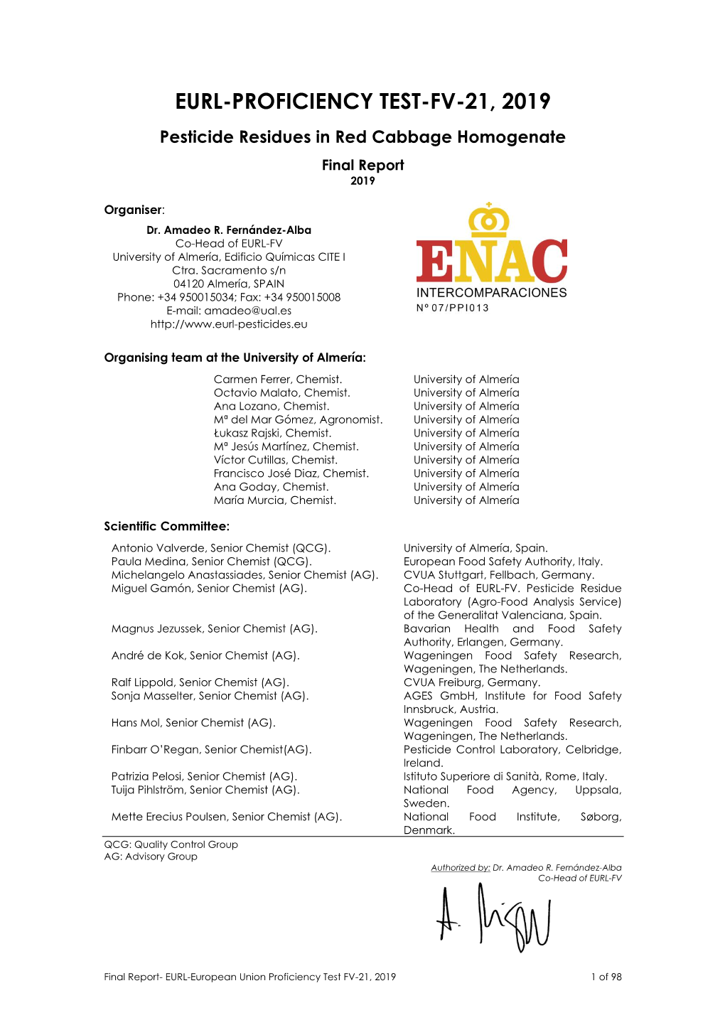 Eurl-Proficiency Test-Fv-21, 2019