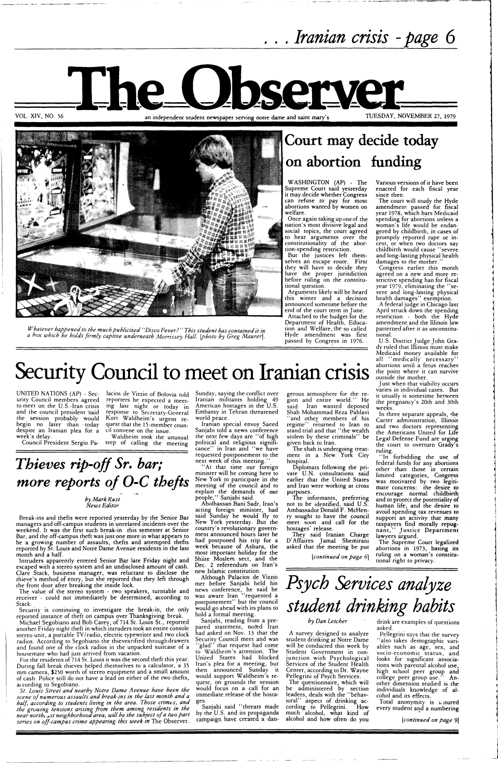 Security Council to Meet on Iranian Crisis Outside the Mother