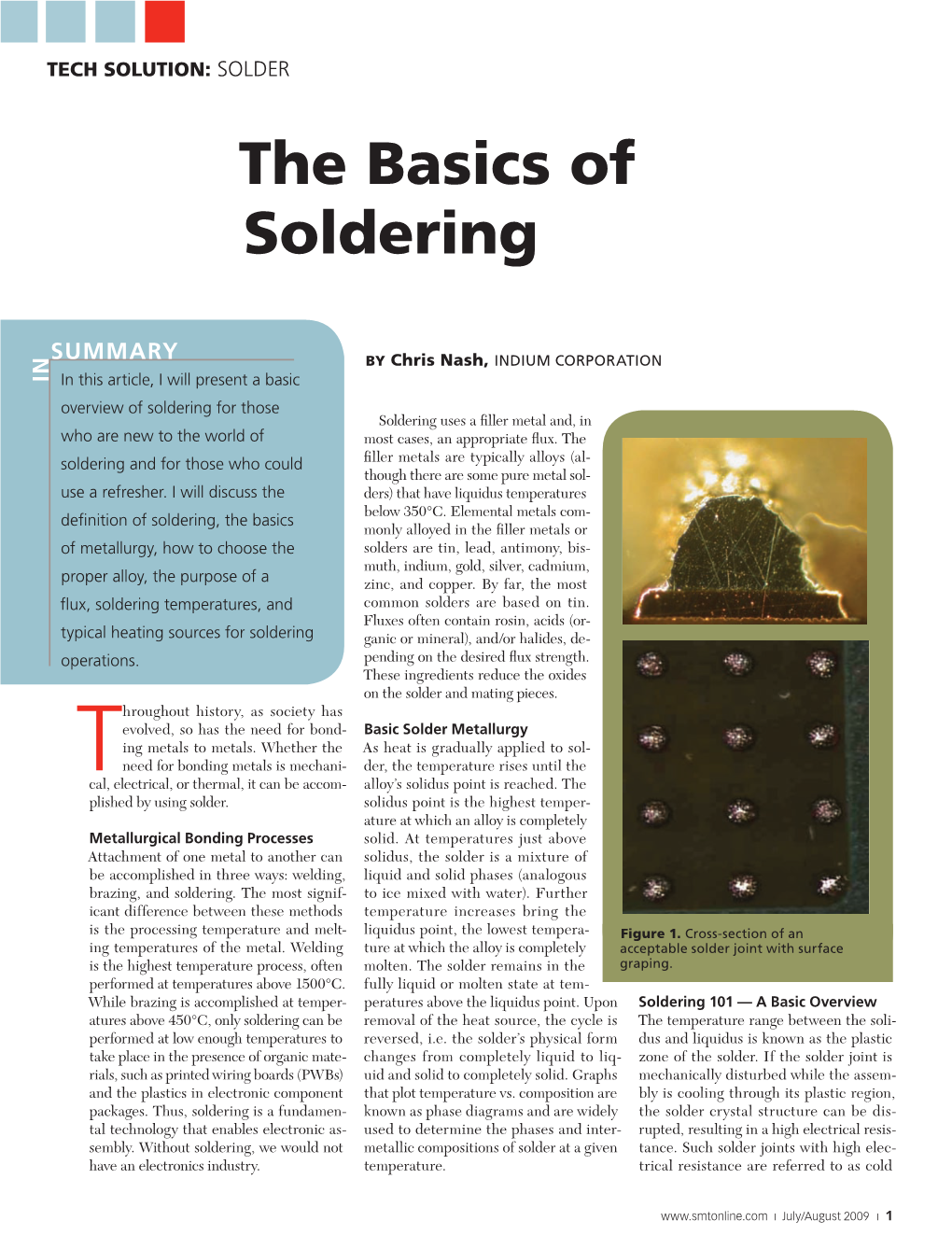 The Basics of Soldering