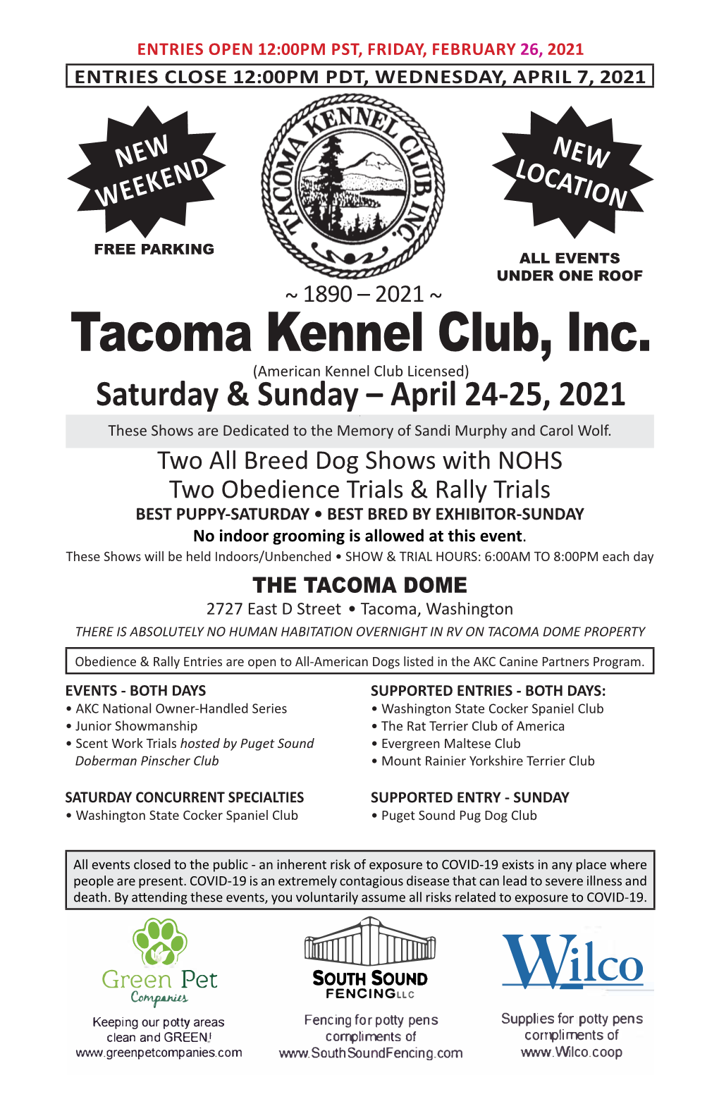 Tacoma Kennel Club, Inc